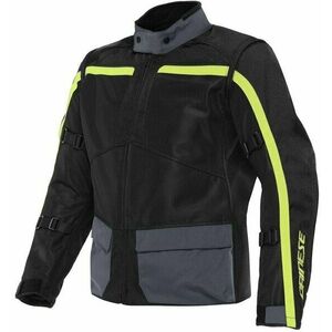 Dainese Outlaw Black/Ebony/Fluo Yellow 48 Geacă textilă imagine