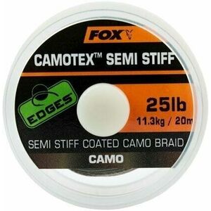 Fox Fishing Edges Camotex Semi Stiff Camo 20 m 20 lbs-9, 0 kg Linie împletită imagine