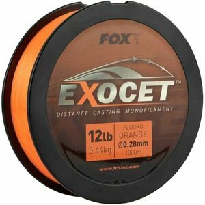 Fox Fishing Exocet Fluoro Mono Fluoro Orange 0, 28 mm 1000 m 5, 5 kg Linie imagine