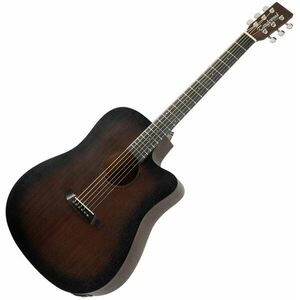 Tanglewood TWCR DCE Whiskey Barrel Burst Satin Chitară electro-acustică Dreadnought imagine