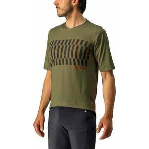 Castelli Trail Tech SS Tricou Olive Green/Dark Gray/Orange Rust S imagine