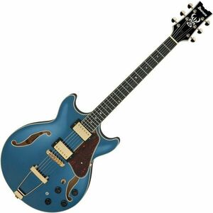 Ibanez AMH90-PBM Prussian Blue Metallic Chitară semi-acustică imagine