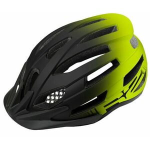 R2 Spirit Helmet Negru/Galben Neon L Cască bicicletă imagine