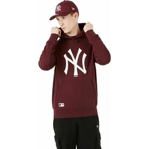 New York Yankees MLB Seasonal Team Logo Red Wine/White S Hanorac imagine