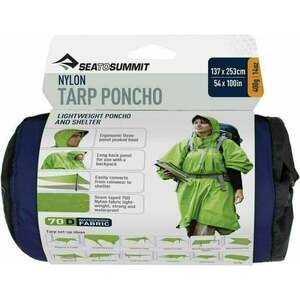 Sea To Summit Nylon Tarp Poncho 70D Blue Jachetă imagine