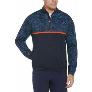 Callaway Abstract Camo Printed Wind 1/4 Zip Navy Blazer XS Hanorac imagine