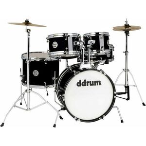 DDRUM D1 Jr 5-Piece Complete Drum Kit Midnight Black Set de tobe pentru copii imagine