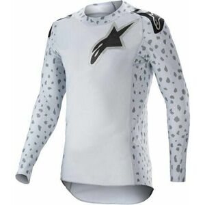 Alpinestars Supertech North Jersey Haze Gray/Black XL Tricou MX imagine