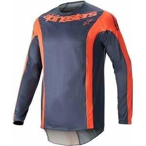 Alpinestars Techstar Arch Jersey Night Navy/Hot Orange L Tricou MX imagine