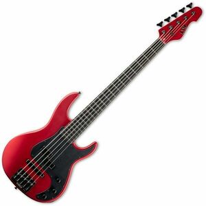 ESP LTD AP-5 Candy Apple Red Satin Bas cu 5 corzi imagine