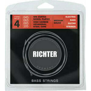 Richter Ion Coated Electric Bass 4 Strings - 045-105 Corzi pentru chitare bas imagine