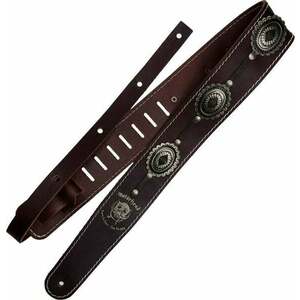 Richter Motörhead Concho Strap Curea de chitară Brown / Old Silver imagine