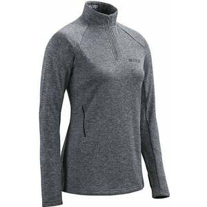 CEP W0A39 Winter Run Shirt Women Black Melange Hanorac pentru alergare imagine