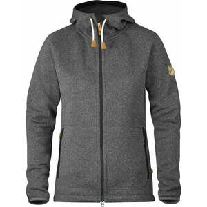 Fjällräven Övik Fleece W Gri închis L Hanorace imagine