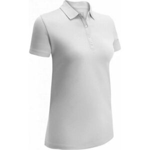 Callaway Womens Swing Tech Solid Alb strălucitor XS Tricou polo imagine