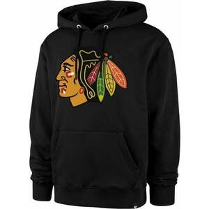 Chicago Blackhawks NHL Imprint Burnside Pullover Hoodie Jet Black S Hanorac imagine