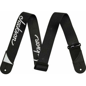 Jackson White Logo Strap Curea de chitară Black imagine