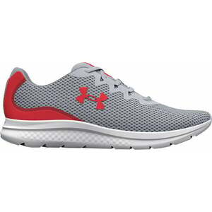 Under Armour UA Charged Impulse 3 Running Shoes Mod Gray/Radio Red 44, 5 Pantofi de alergare pe șosea imagine