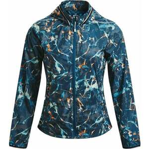 Under Armour Women's UA Storm OutRun The Cold Jacket Petrol Blue/Black XS Geacă pentru alergare imagine