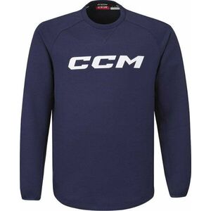 CCM Locker Room Fleece Crew SR Navy XS SR imagine