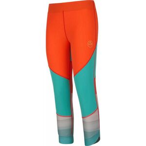 La Sportiva Sensation Leggings W Cherry Tomato/Lagoon M Lenjerie termică imagine