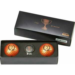 Volvik Champion Box Solice 2 Pack Golf Balls Bronze Minge de golf imagine