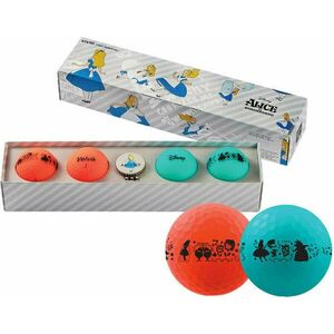 Volvik Vivid Disney 4 Pack Golf Balls Gift Set Alice in Wonderland Minge de golf imagine