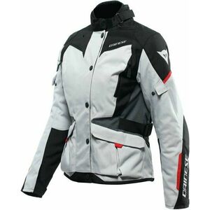 Dainese Tempest 3 D-Dry® Lady Glacier Gray/Black/Lava Red 40 Geacă textilă imagine