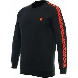 Dainese Sweater Stripes Negru/Roșu Fluorescent 2XL Hanorac imagine