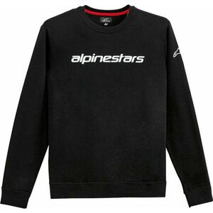 Alpinestars Linear Crew Fleece Black/White M Hanorac imagine