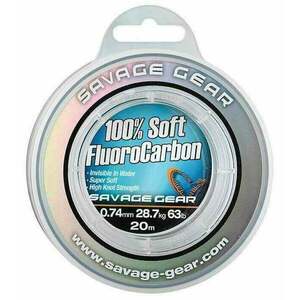 Savage Gear Soft Fluoro Carbon Transparent 0, 60 mm 20 m 21, 6 kg Linie imagine