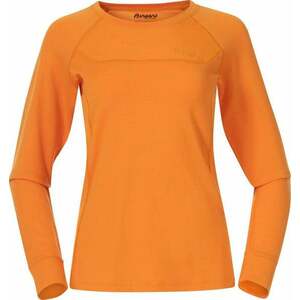 Bergans Cecilie Wool Long Sleeve Women Cloudberry Yellow/Lush Yellow XS Lenjerie termică imagine