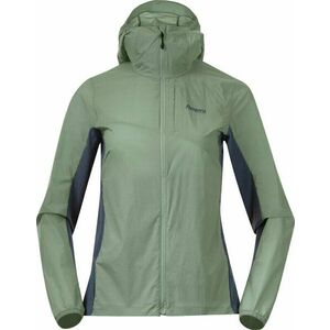 Bergans Rabot Lt Windbreaker Women Jade Green/Orion Blue L Jachetă imagine