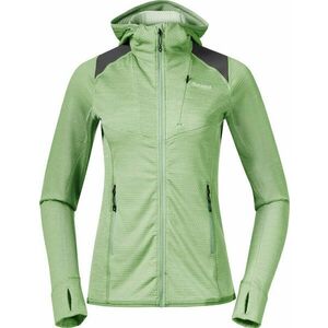 Bergans Rabot Active Mid Hood Women Light Jade Green XS Hanorace imagine