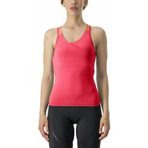 Castelli Solaris W Top Tank Top Hibiscus/Soft Orange XS imagine