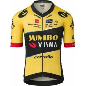 AGU Premium Replica SS Team Jumbo-Visma Men Tricou Yellow 3XL imagine