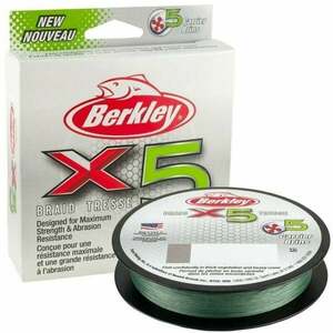 Berkley x5 Braid Low Vis Green 0, 30 mm 150 m 31, 5 kg Linie împletită imagine