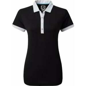 Footjoy Colour Block Womens Black M Tricou polo imagine