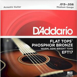 D'Addario EFT17 Corzi chitare acustice imagine