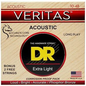 DR Strings VTA-10 Corzi chitare acustice imagine