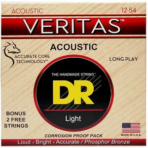 DR Strings VTA-12 Corzi chitare acustice imagine