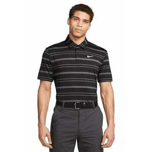 Nike Dri-Fit Tour Mens Striped Golf Negru/Antracit/Alb 2XL Tricou polo imagine