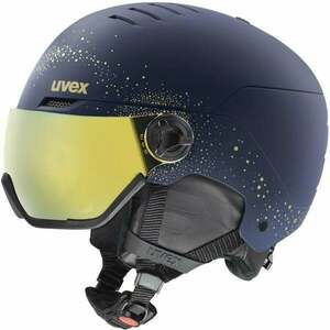 UVEX Wanted Visor WE Polar Sparkle/Gold 54-58 cm Cască schi imagine