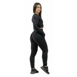 Nebbia High-Waist Joggers INTENSE Signature Black XS Fitness pantaloni imagine