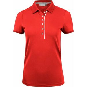 Kjus Womens Sia S/S Cosmic Red 40 Tricou polo imagine