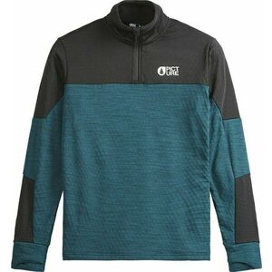 Picture Lokka Grid 1/4 Fleece Deep Water L Hanorace imagine