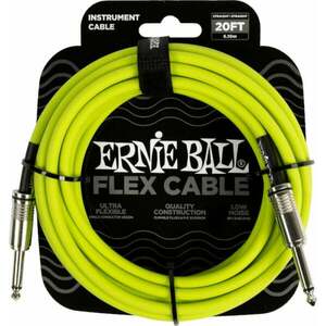 Ernie Ball Flex Instrument Cable Straight/Straight 6 m Drept - Drept Cablu de instrument imagine