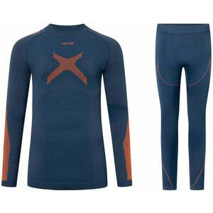 Viking Primeone Man Set Base Layer Navy/Orange S Lenjerie termică imagine