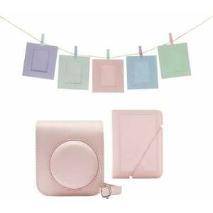 Fujifilm Instax Mini 12 Accessory Kit Pink Husă pentru aparat foto imagine