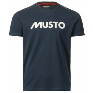 Musto Logo Tricou cu mânecă scurtă Navy XL imagine